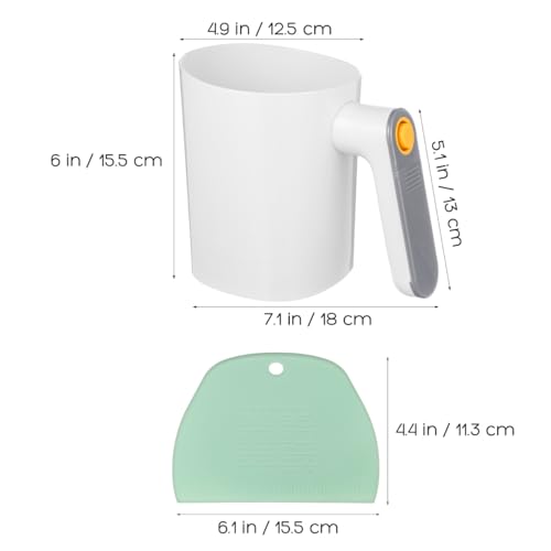 Hemobllo Electric Flour Sifter ABS Stainless 18X15.2X15.2CM Baking