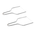 Honbay 2PCS Stainless Steel Butter Cheese Wire Cutters Slicers Knives for Kitchen (large) - size: large