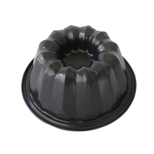 4 Inch Mini Fluted Cake Pan, Carbon Steel Round Cake Mold