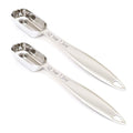2PCS 1/2tbsp(7.5ml) Measuring Spoon, Stainless Steel Measure Teaspoon - size: 1/2tbsp|1.5tsp|7.5ml|1/4oz