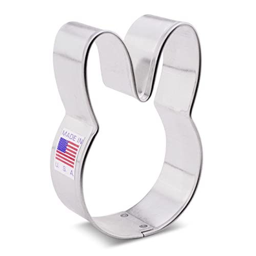 Ann Clark Cute Bunny Head Cookie Cutter, 3” Made in USA