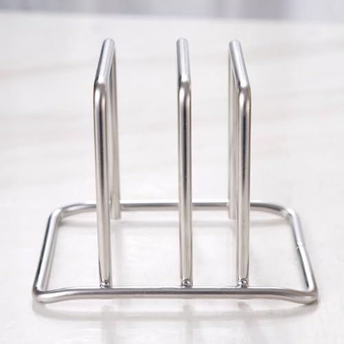 Leadigol Cutting Board Organizer, 2-Slot Stainless Steel Cutting Board Holder Stand Tray Baking Sheet Organizer Rack,Small Racks Storage Stand for Kitchen Cabinet Countertop Bakeware