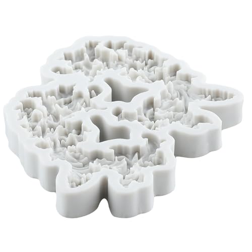 Lingzhi Baroque Fondant Mold Curlicues Relief Scroll Lace Silicone Molds - color: Style J