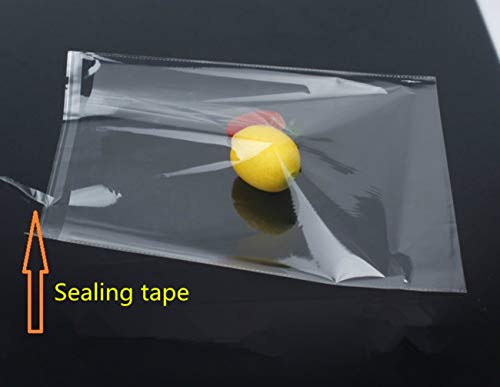 Cellophane Bag 5 x6.5 inch Clear Resealable Bags Plastic Self Adhesive Bags Good for Bakery,Favors, Candle, Soap, Cookie Office Stationery Storage Bags,Arts & Crafts (5X6.5inch-100Pcs) - size: 5x6.5 Inch (Pack of 100)