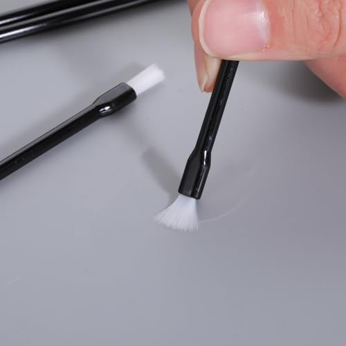 80 Pieces Mini Paint Brushes for PYO Cookies Multifunctional Disposable Paint Your Own Brushes Makeup Lip Brushes Nail Polish Brushes Lip Wands Applicators Lipstick Brush Lip Gloss -Black