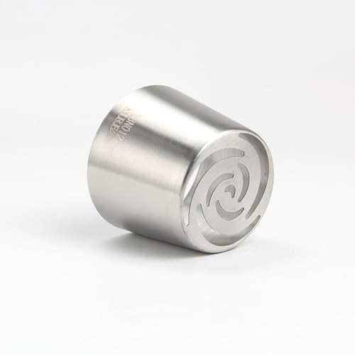 1 Pcs Stainless Steel Extra Large Russian 3 Petals Rose Flower Icing Tips