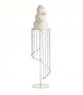 SealSee Acrylic Cake Stand,Detachable Cake Rack Circular Cupcake Rack - size: Middle Extra Tall