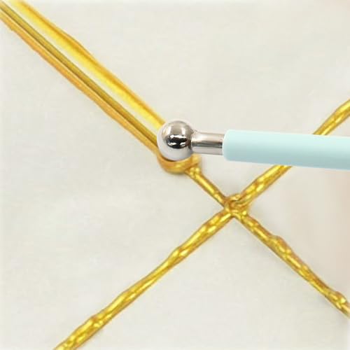 4Pcs Light Green Ball Shaped Cake Dotting Tool - color: Light Green