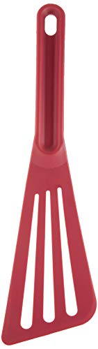Mercer Culinary Hell's Tools Hi-Heat Slotted Spatula, 12 Inch x 3.5 Inch, Red - color: Red, size: 12 Inch