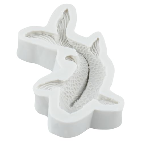 Lotus Flower Silicone Mold Goldfish Fondant Molds Set of 4 - color: Style B