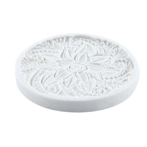 Lingzhi Baroque Style Curlicues Scroll Lace Fondant Silicone Mold Set of 4 - color: Style B