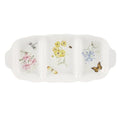 Lenox Butterfly Meadow 3 Part Divided Serving Tray, 2.30 LB - style: Divided Serving Tray