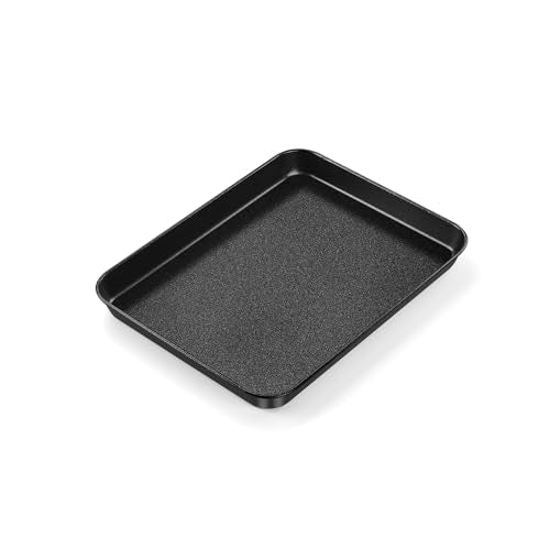 E-far Mini Toaster Oven Pan, 9x7x1" Small Baking Sheet Tray Pan, Nonstick - size: 9x7x1 Inches