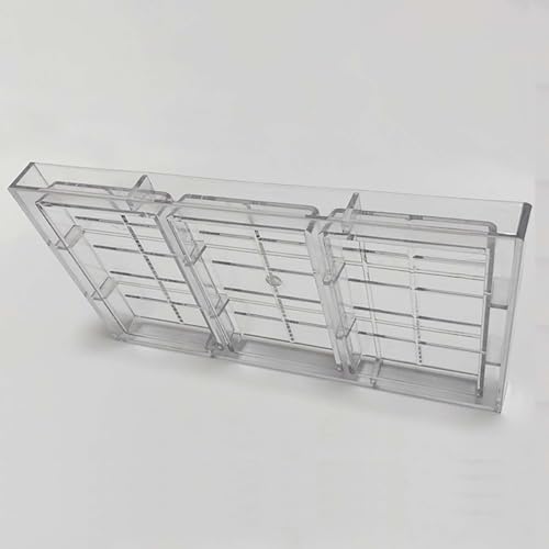 GRAINRAIN Polycarbonate Deep Filled Chocolate Bar Mold for Energy Protein Bars, Chocolate Snakes, Covered Cookies - Durable DIY Candy Making Tool (19416) - color: 19416