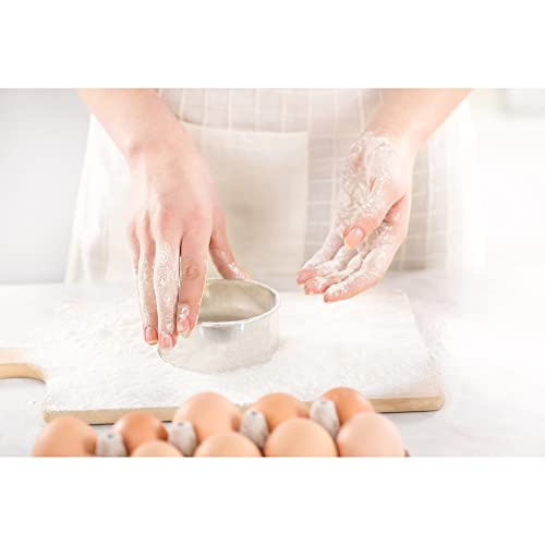 Mrs. Anderson's Baking Cookie Fondant Cutters, Graduated Round - size: Set of 5
