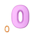 Ducodocu Large Silicone Number Cake Mould 3D Novelty Cake Pan DIY Baking Mold for Birthday Anniversary Number of 0 - size: 0