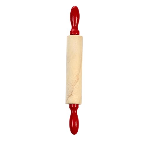 Colorations Natural Wood Rolling Pins for Kids, Set of 6, Ages 3+, PreK+ - size: regular
