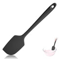 600ºF Heat Resistant Large Silicone Spatula for Baking, Black - color: Black, size: 11.34in - Large Spatula