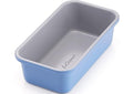 LeGourmet Nonstick Bread Loaf Pan 9 X 5 Inch, Ceramic Coating, Non-Toxic, Rust Resistant Aluminized Steel, Perfect 1 lb Baking Dish for Meatloaf, Pound Cake & Brownie (Cyan) - color: Cyan
