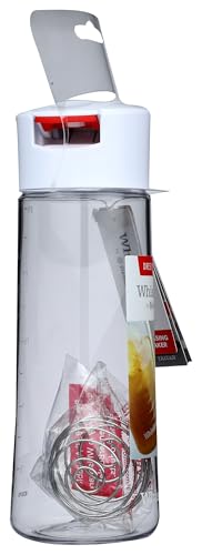 Whiskware Dressing Mixer Tritan Salad Dressing Mixer, White/Red - size: 2.5 Cups