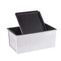 Shokupan Bread Pan, 1.5 Loaf Pullman Pan with Lid