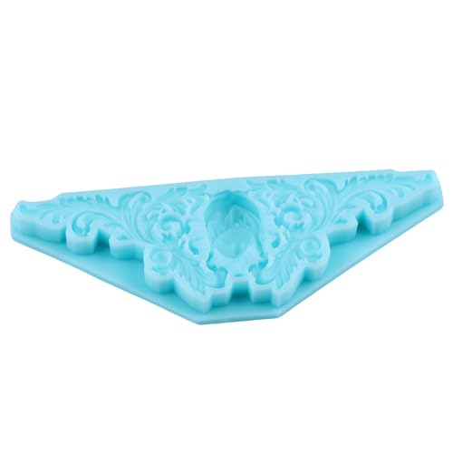 3D Baroque Fondant Molds Curlicues Scroll Relief Silicone Molds - color: Style F