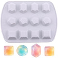 12 Cavity Gemstone Silicone Candy Molds