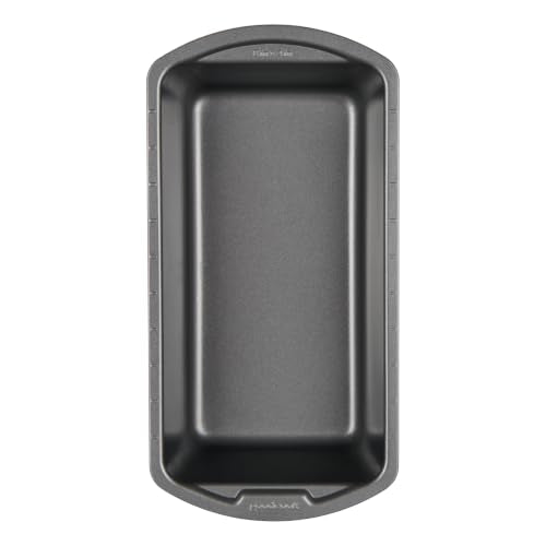 GoodCook Nonstick Loaf Pan Heavy-Duty Steel Bakeware with Easy-Clean Non-Stick Coating, Oven & Dishwasher Safe Pan for Meatloaf Breads Cakes Brownies Lasagnas Casseroles & More, 8 x 4-Inch, Gray - size: 8" x 4"