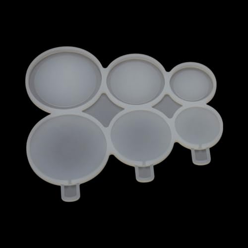 mostsom 2pcs/lot Round Lollipop Silicone Mold Without Stick DIY Lollipop Mold Reposteria Y Pasteleria Accesorios (A_ Round) - size: A_ Round