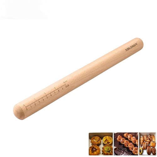 Bread Pizza Pie Rolling Pin（15 * 1.18inch ） - size: 14.96x1.18 in