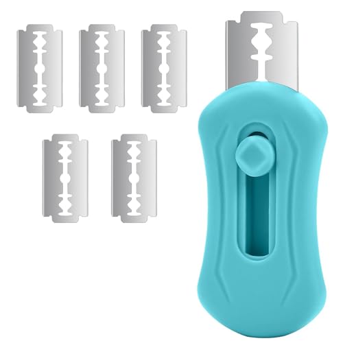 Herda Bread Lame Dough Scoring Tool, Retractable Magnetic Design - color: Dark Blue