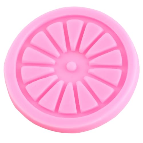 Tire Wheel Fondant Molds Wheel Cake Decorating Silicone Mold - color: Style B