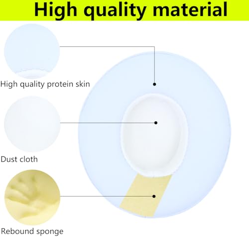 Replacement Ear Pads Compatible with Beats Solo 3.0 Wireless White - color: White