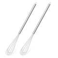 2‑Pcs 11‑Inch Mini Whisk, Small Whisk with Long‑Handle