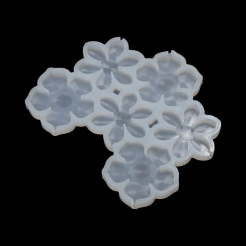 mostsom 2pcs/lot Silicone Lollipop Mold No Sticks Flower Shape Hard Candy Epoxy Resin Cake Decorating Tool Baking Accessories (C_ Flower)