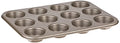 Cuisinart Chef's Classic Nonstick Bakeware 12-Cup Muffin Pan, Champagne - size: 1 Count, style: Muffin Pan