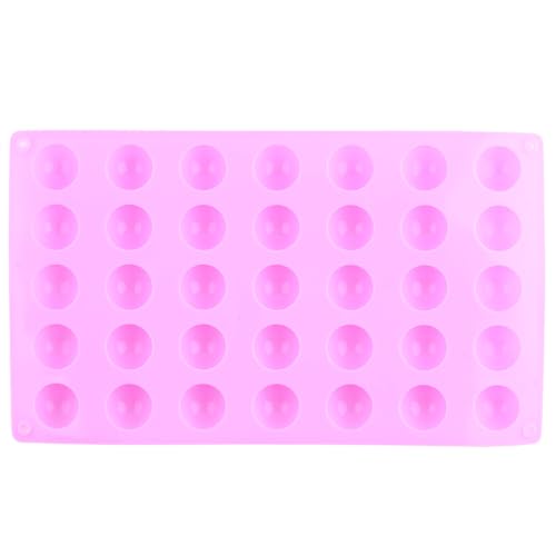 35 Cavity Mini Semi Sphere Silicone Candy Molds