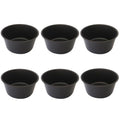 6 Pack Nonstick Popover Pans, 3 Inch Individual Mini Cupcake Tins - size: 3.1" x 1.4"
