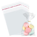 200Pcs Cookie Bags Self Sealing Cellophane Bags 4x6 Inches Plastic Resealable Clear Treat Bags with Twist Ties for Cookies Party Favors Bag - size: 4x6 Inches