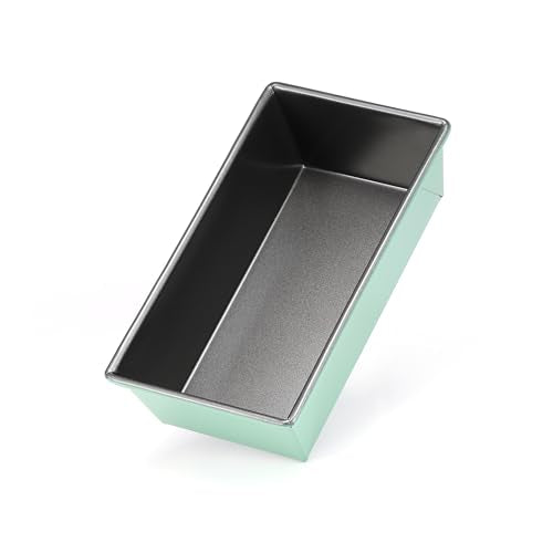 Monfish Bread loaf pan, loaf pans for oven home baking Bread mold 2lb loaf tin 10.5 x 6 x 3 inches Aluminized Steel Non Stick Coating For Home Baking 9x5 bread 2pcs - size: 10x6x3 inch