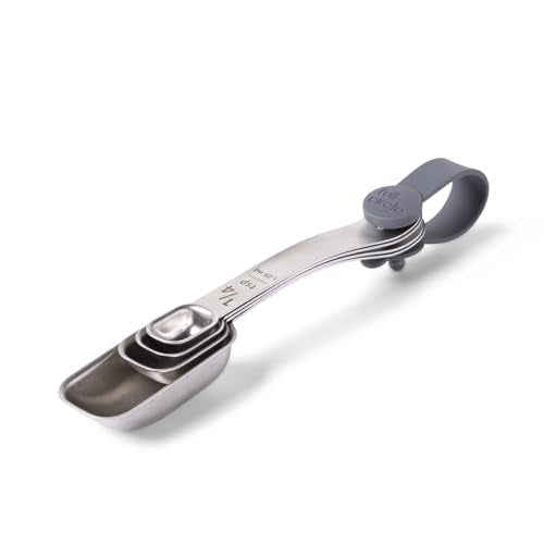 Full Circle Level Up Precision Stainless Steel Measuring Spoons - style: Measuring Spoons 4pc