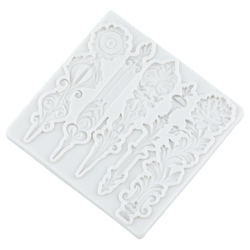 Baroque Style Silicone Mold Curlicues Scroll Lace Fondant Molds - color: Style ZP