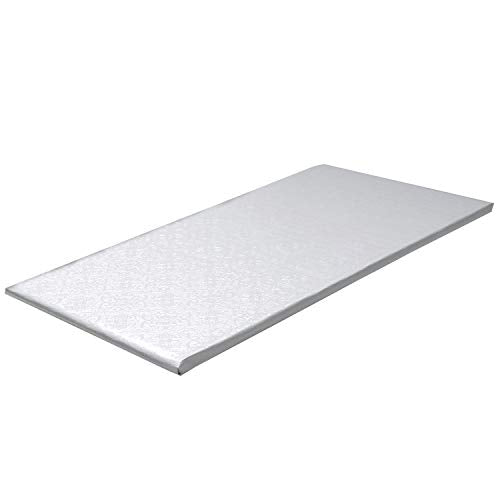 O'Creme Log Cake Board White Rectangle Drum 14x6 Inch Pack of 10 - color: White, size: 14 inch x 6 inch