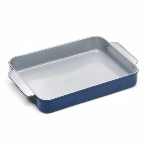 Caraway Non-Stick Ceramic-Coated 9"x13" Rectangle Pan - color: Navy, size: Rectangle Pan