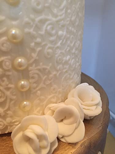 square sugar edible vine lace mold cake silicone Embossing Mat