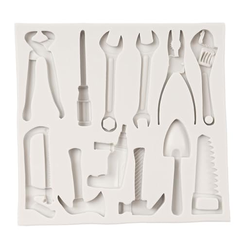 Construction Tools Fondant Silicone Mold Hand Tools Chocolate Mold - color: Style B