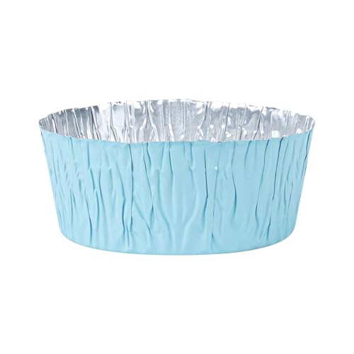 Restaurantware Pastry Tek 3 oz Round Blue Foil Ramekin Cups, 200 Count - color: Blue
