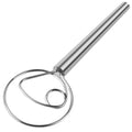 Danish Dough Whisk Stainless Steel Hook Dutch Baking Tool Bread Sourdough Mixer for Pizza Pastry Cake Batter Making - color: Stainless Steel-1K