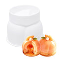 Peach Silicone Mold for Fruit-Shaped Desserts, 4.53 x 3.58 in - color: White(large peach)