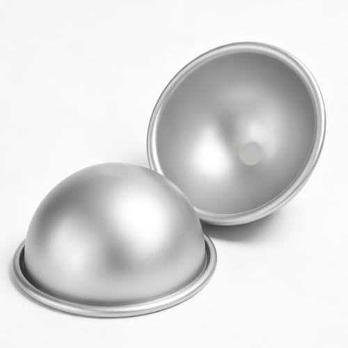 Dome Cake Pan 5 Inch, Aluminum Hemisphere Cake Mold, Ball Shape - size: 5 Inch